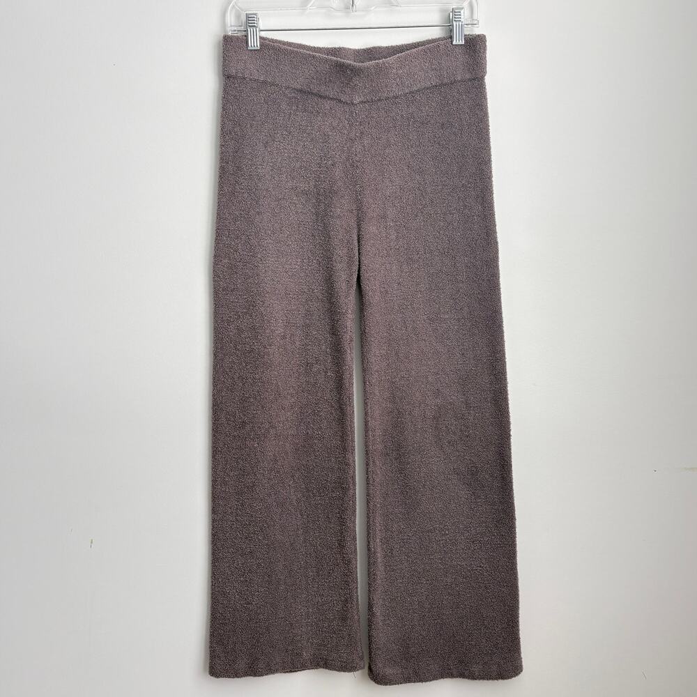 Barefoot Dreams Neutral Brown High Waisted CozyChic Lite Wide Leg Lounge Pants